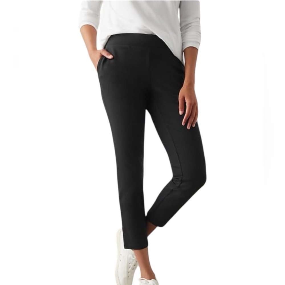 Pure Jill Affinity Slim-Leg Crops French terry size XL